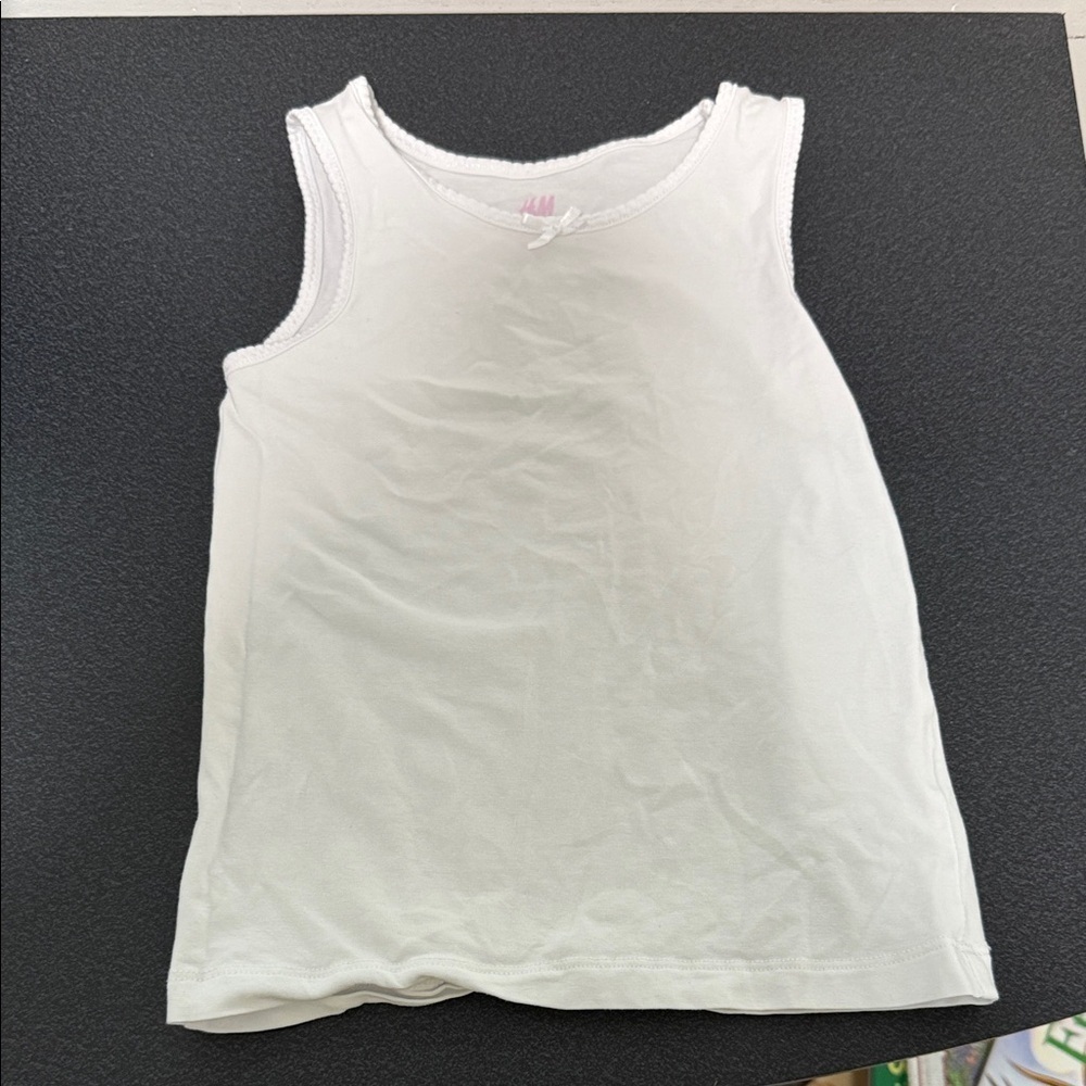 H&M White Kids Tank Top